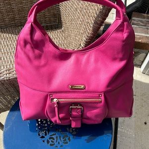 Michael Kors Hot Pink Hobo Shoulder Bag
